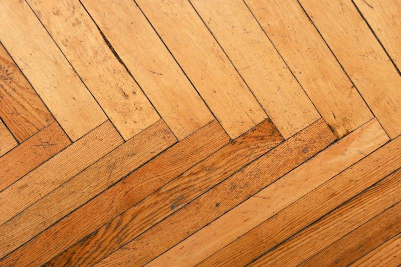 Terra de parquet de fusta en espiga